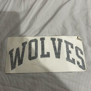Darc Sport Wolves Sticker decal